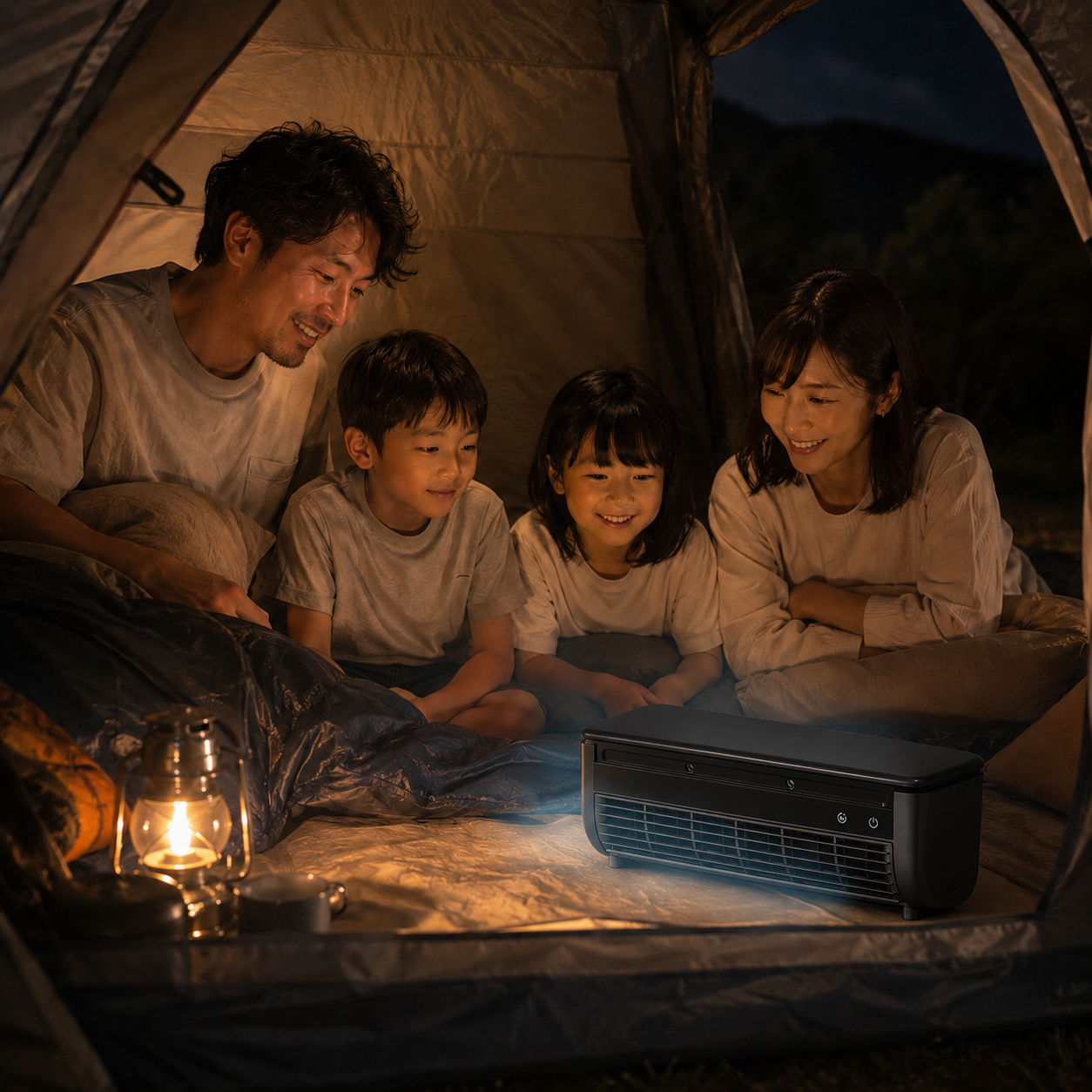 キャンプ・車中泊で夜風 YOKAZE
